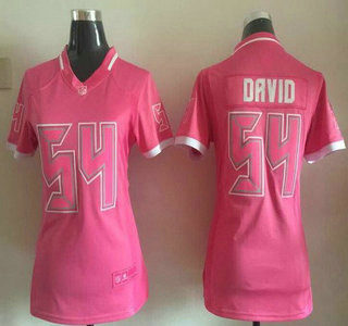 Women's Tampa Bay Buccaneers #54 Lavonte David Pink Bubble Gum 2015 NFL Jersey