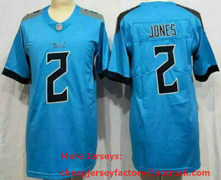 Women's Tennessee Titans #2 Julio Jones Limited Light Blue Vapor Untouchable Jersey