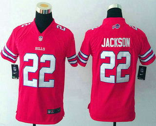 Youth Buffalo Bills #22 Fred Jackson Nike Red Color Rush 2015 NFL Game Jersey