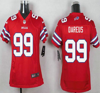 Youth Buffalo Bills #99 Marcell Dareus Red 2015 NFL Nike Game Jersey