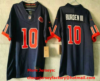 Youth Chicago Bears #10 Luther Burden III Navy 2026 FUSE Rivalries Collection Limited Stitched Jersey