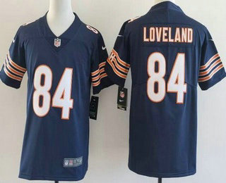 Youth Chicago Bears #84 Colston Loveland Limited Navy Vapor Jersey