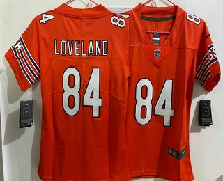 Youth Chicago Bears #84 Colston Loveland Limited Orange Vapor Jersey