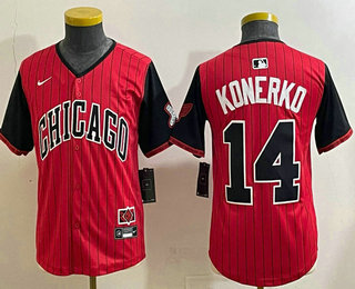 Youth Chicago White Sox #14 Paul Konerko Red 2025 City Connect Limited Jersey