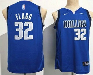 Youth Dallas Mavericks #32 Cooper Flagg Blue Sponsor Swingman Jersey