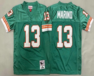 Youth Miami Dolphins #13 Dan Marino Green 1984 Throwback Jersey