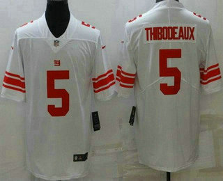 Youth New York Giants #5 Kayvon Thibodeaux Limited White Vapor Jersey