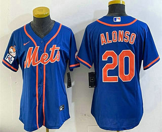 Youth New York Mets #20 Pete Alonso Royal 2025 Spring Training Cool Base Stitched Jersey