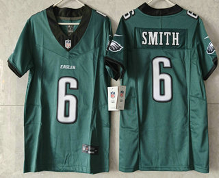 Youth Philadelphia Eagles #6 DeVonta Smith Limited Midnight Green FUSE Vapor Jersey