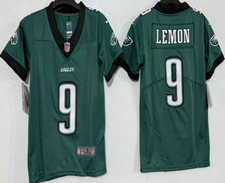 Youth Philadelphia Eagles #9 Makai Lemon Limited Midnight Green Vapor Jersey