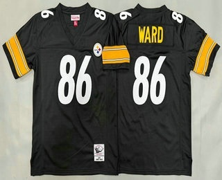 Youth Pittsburgh Steelers #86 Hines Ward Black 2005 Throwback Jersey