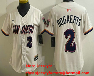 Youth San Diego Padres #2 Xander Bogaerts Cream 2026 City Connect Stadium Jersey