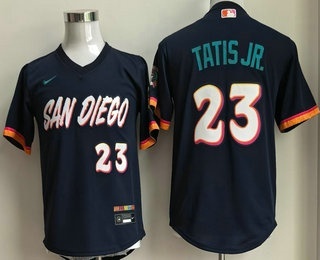 Youth San Diego Padres #23 Fernando Tatis Jr Navy 2026 City Connect Stadium Jersey