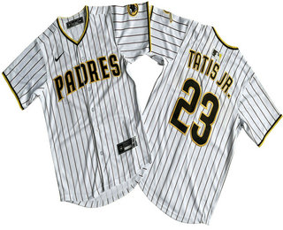 Youth San Diego Padres #23 Fernando Tatis Jr White Limited Jersey