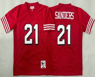 Youth San Francisco 49ers #21 Deion Sanders Red 1994 Throwback Jersey