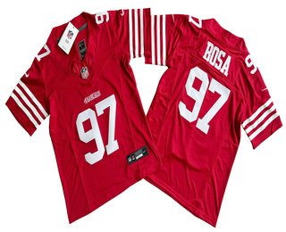 Youth San Francisco 49ers #97 Nick Bosa Limited Red FUSE Vapor Jersey