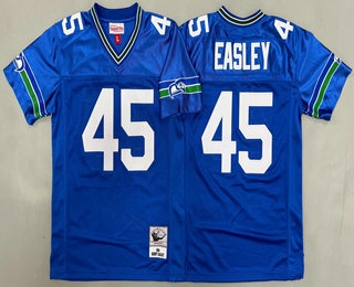 Youth Seattle Seahawks #45 Kenny Easley Blue 1984 Throwback Jersey