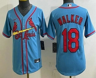 Youth St Louis Cardinals #25 Mark McGwire Blue Cool Base Stitched Jersey