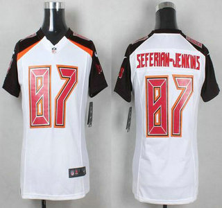 Youth Tampa Bay Buccaneers #87 Austin Seferian-Jenkins White Road NFL Nike Game Jersey