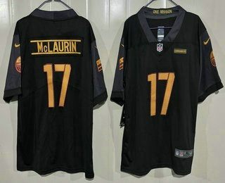 Youth Washington Commanders #17 Terry McLaurin Limited Black Vapor Jersey