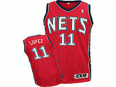 New Jersey Nets 11Brook Lopez Revolution 30 Road Jersey